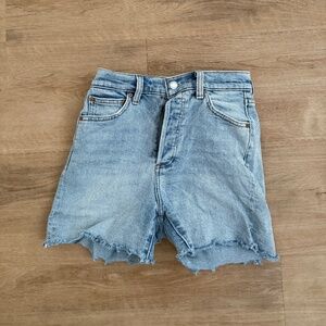Denim Forum 50s Arlo Hi-Rise Thigh Short Size 26